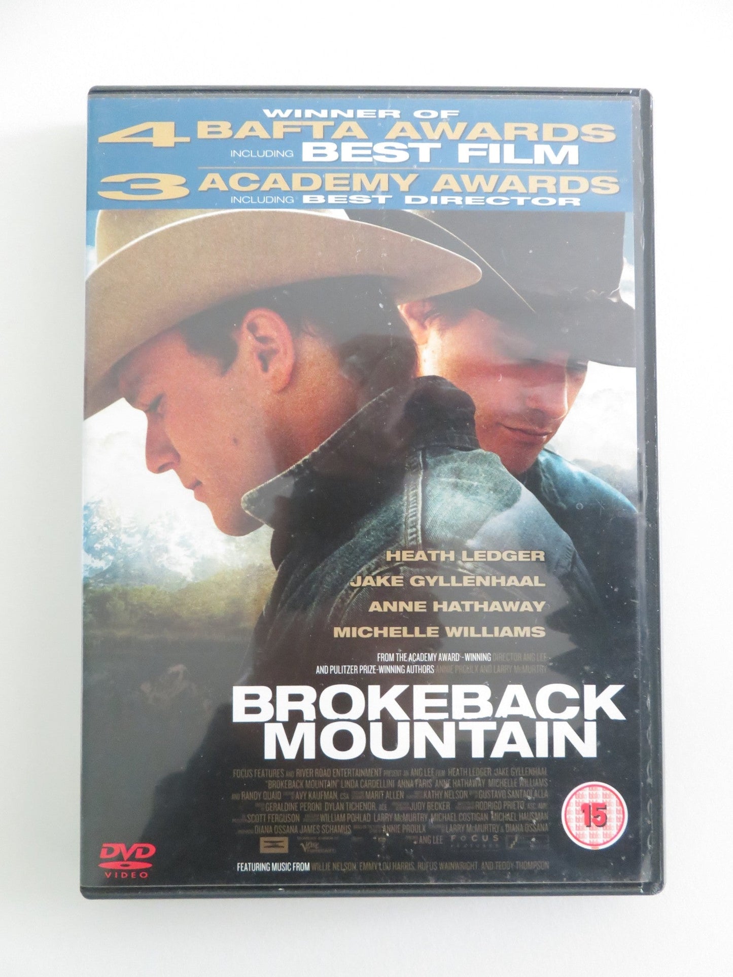 BROKEBACK MOUNTAIN (DVD) HEATH LEDGER JAKE GYLLENHAAL 2005 REGION 2 Movie posters