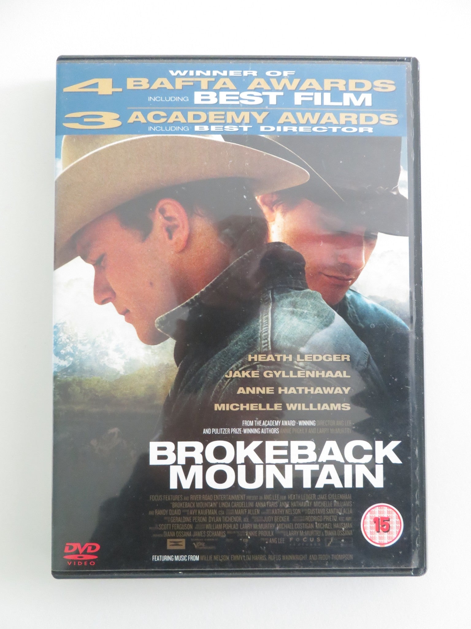 BROKEBACK MOUNTAIN (DVD) HEATH LEDGER JAKE GYLLENHAAL 2005 REGION 2 Movie posters