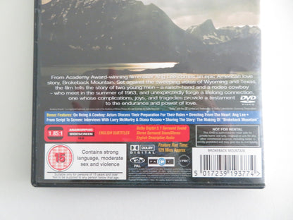 BROKEBACK MOUNTAIN (DVD) HEATH LEDGER JAKE GYLLENHAAL 2005 REGION 2 Movie posters