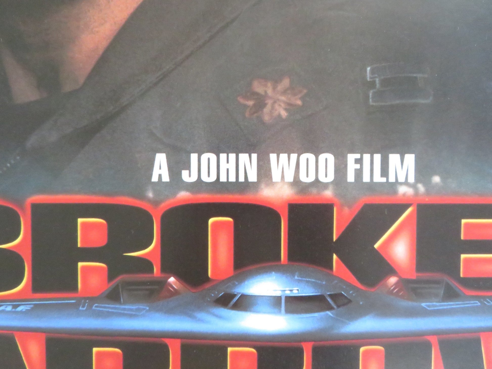 BROKEN ARROW VHS VIDEO POSTER JOHN TRAVOLTA CHRISTIAN SLATER 1995 Rendezvous Cinema Movie posters