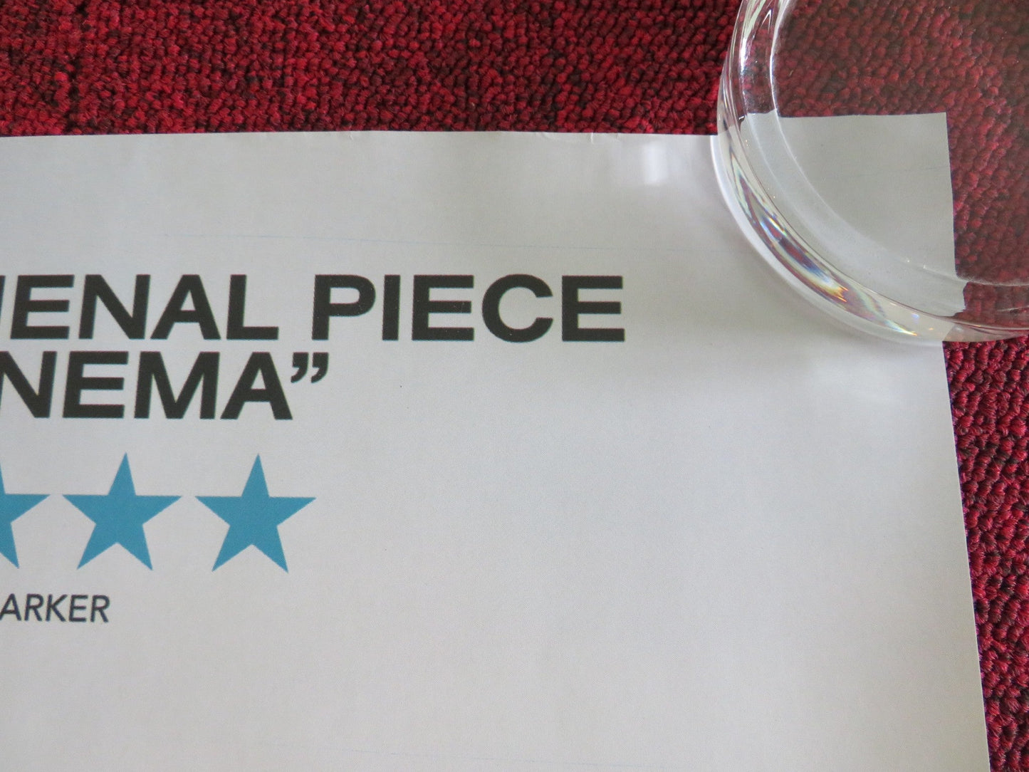 BROKER - A UK QUAD ROLLED POSTER SONG KANG - HO GANG DONG - WON 2022 Rendezvous Cinema Movie posters