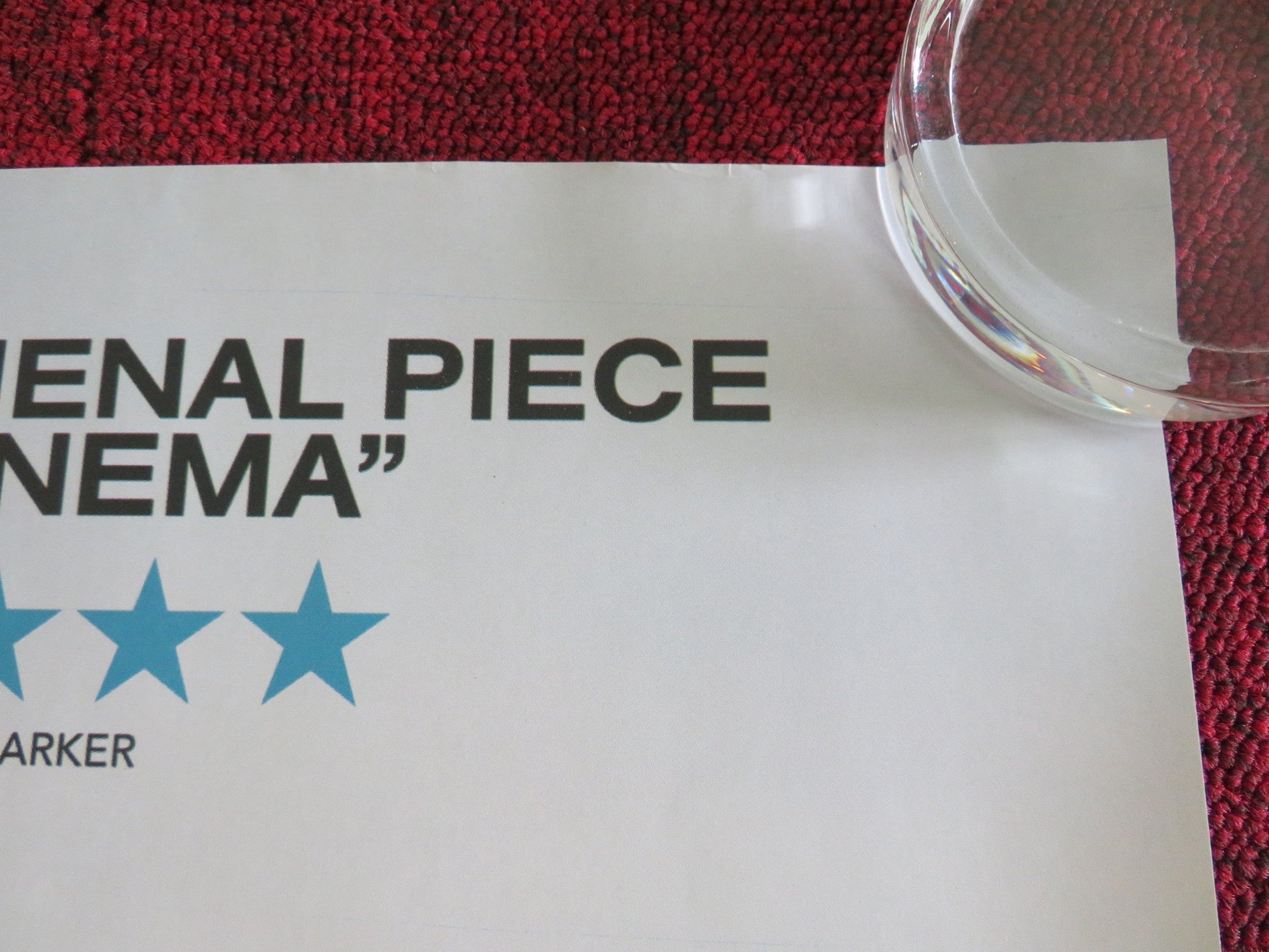 BROKER - A UK QUAD ROLLED POSTER SONG KANG - HO GANG DONG - WON 2022 Rendezvous Cinema Movie posters