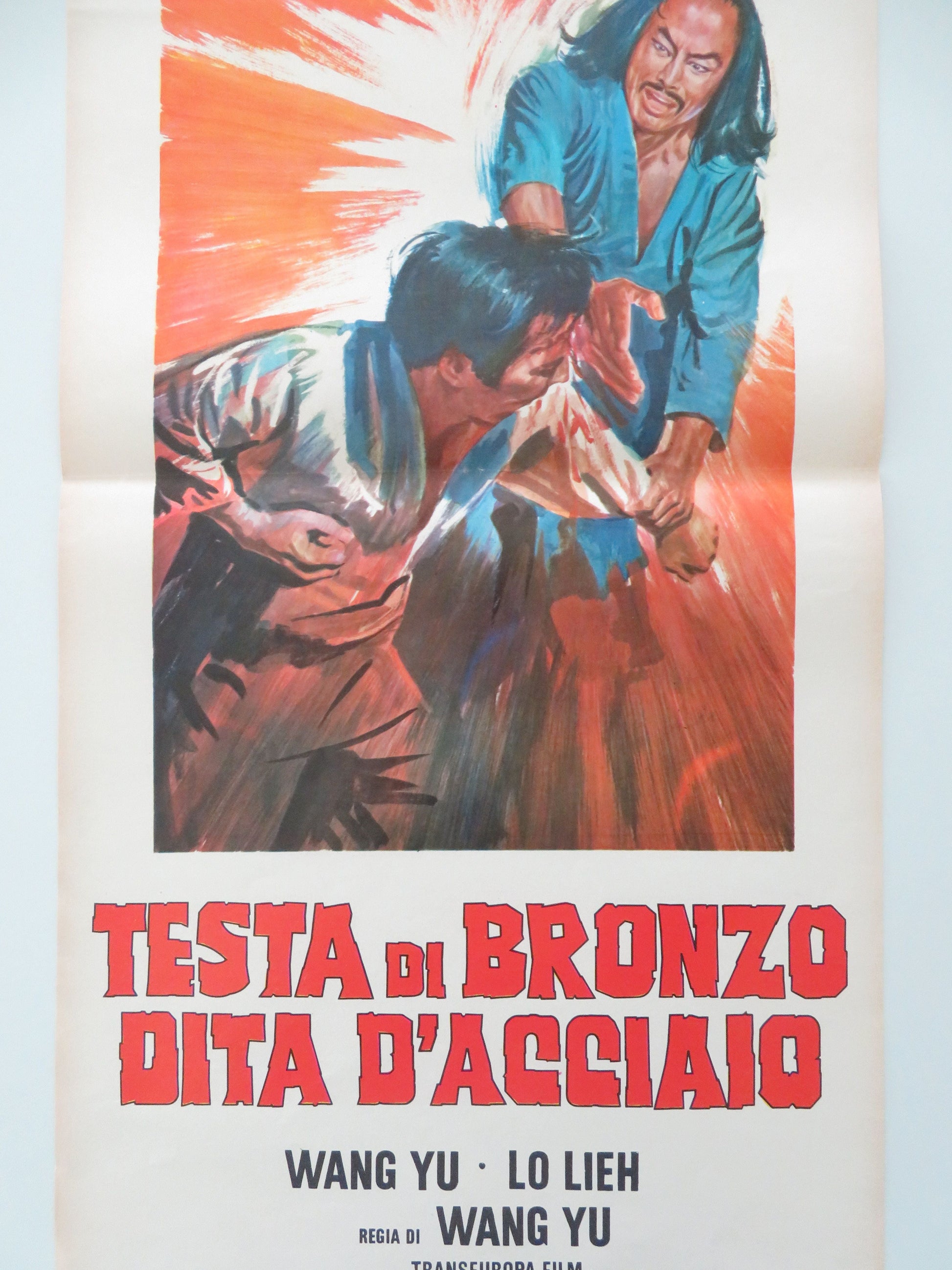 Bronze Head and Steel Arm Italian Locandina Poster Chiao Tien 1973 Movie posters