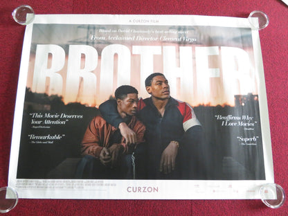 BROTHER UK QUAD ROLLED POSTER LAMAR JOHNSON AARON PIERRE 2022 Rendezvous Cinema Movie posters