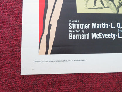 BROTHERHOOD OF SATAN FOLDED US ONE SHEET POSTER STORTHER MARTIN L.Q. JONES 1971 Movie posters