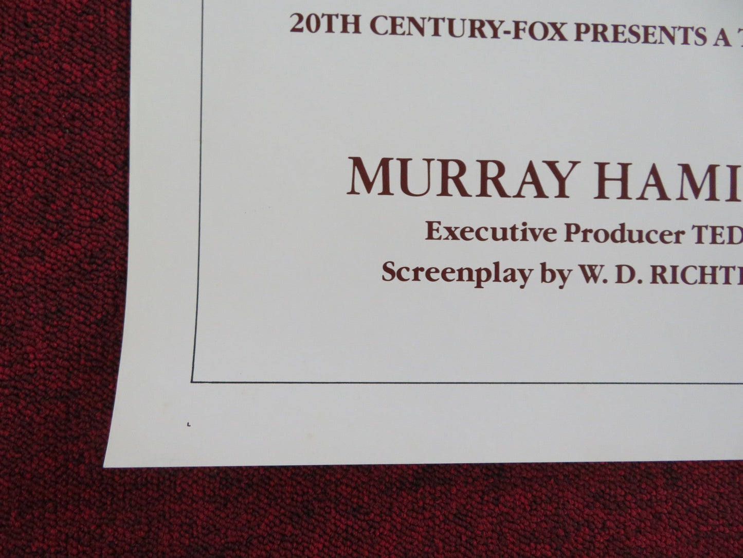 BRUBAKER - B FOLDED US ONE SHEET POSTER ROBERT REDFORD 1980 Rendezvous Cinema Movie posters