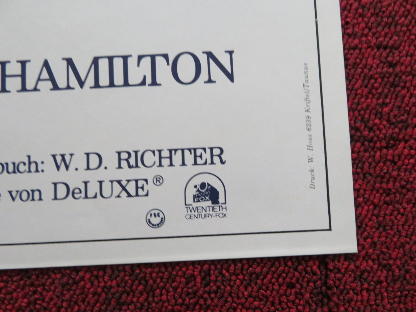 BRUBAKER GERMAN A1 POSTER FOLDED ROBERT REDFORD YAPHET KOTTO 1981 Rendezvous Cinema Movie posters