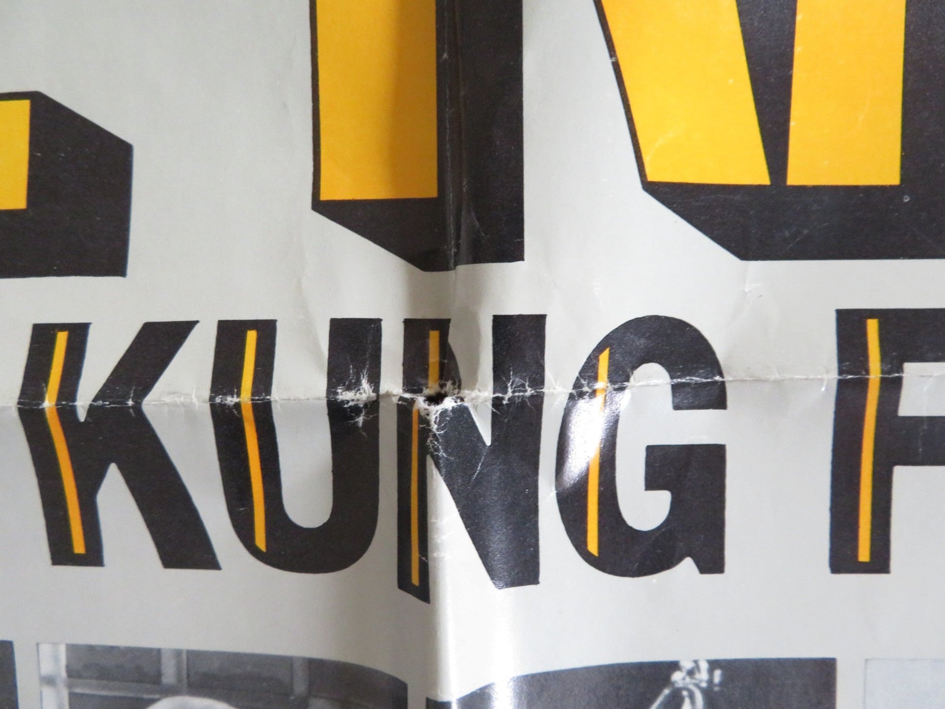 BRUCE, KING OF KUNG FU FOLDED US ONE SHEET POSTER BRUCE LE BOLO YEUNG 1980 Rendezvous Cinema Movie posters