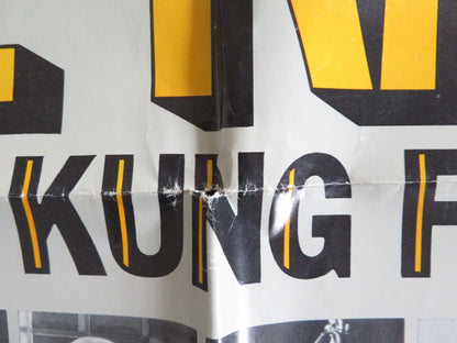 BRUCE, KING OF KUNG FU FOLDED US ONE SHEET POSTER BRUCE LE BOLO YEUNG 1980 Rendezvous Cinema Movie posters