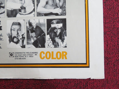 BRUCE, KING OF KUNG FU FOLDED US ONE SHEET POSTER BRUCE LE BOLO YEUNG 1980 Rendezvous Cinema Movie posters