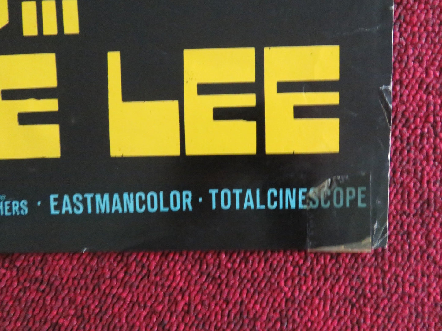 BRUCE LEE AND I ITALIAN FOTOBUSTA POSTER BETTY TING PEI DANNY LEE 1976 Rendezvous Cinema Movie posters