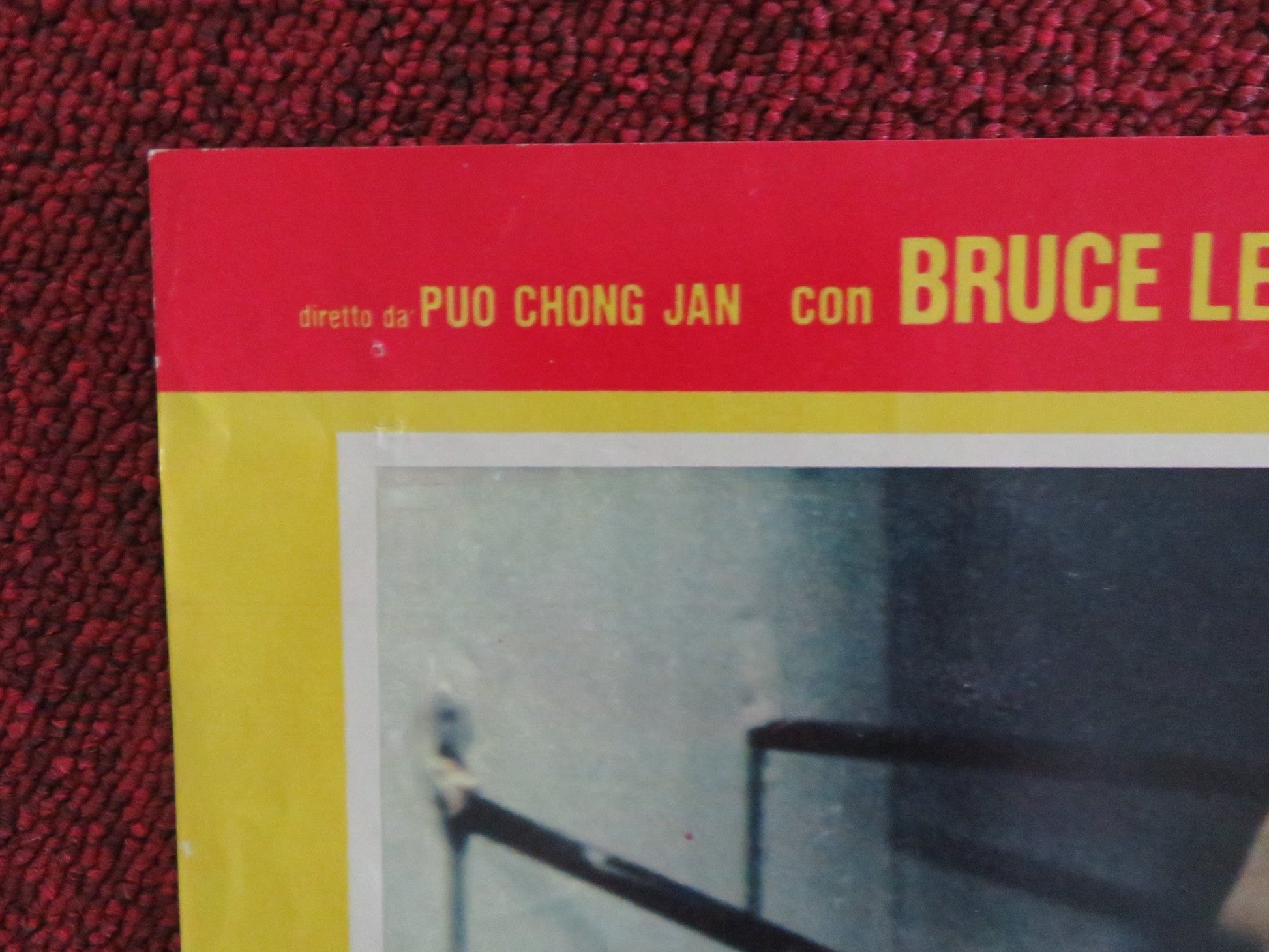 BRUCE LEE L'INDISTRUTTIBILE - C ITALIAN FOTOBUSTA POSTER BRUCE LEI 1970s Rendezvous Cinema Movie posters