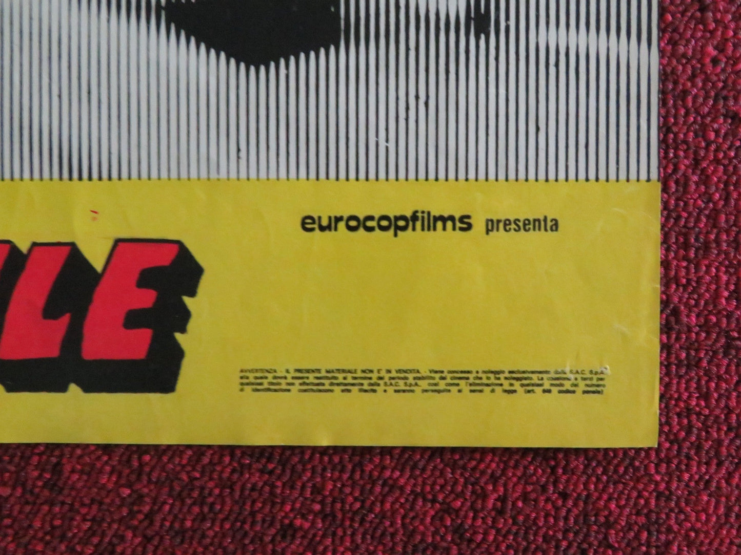 BRUCE LEE L'INDISTRUTTIBILE - E ITALIAN FOTOBUSTA POSTER BRUCE LEI 1970s Rendezvous Cinema Movie posters