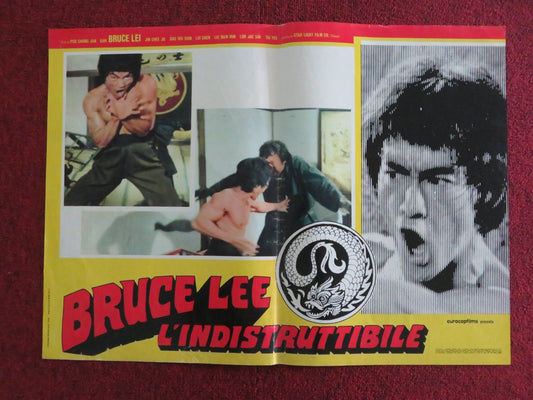 BRUCE LEE L'INDISTRUTTIBILE - F ITALIAN FOTOBUSTA POSTER BRUCE LEI 1970s Rendezvous Cinema Movie posters