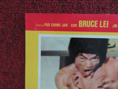 BRUCE LEE L'INDISTRUTTIBILE - F ITALIAN FOTOBUSTA POSTER BRUCE LEI 1970s Rendezvous Cinema Movie posters