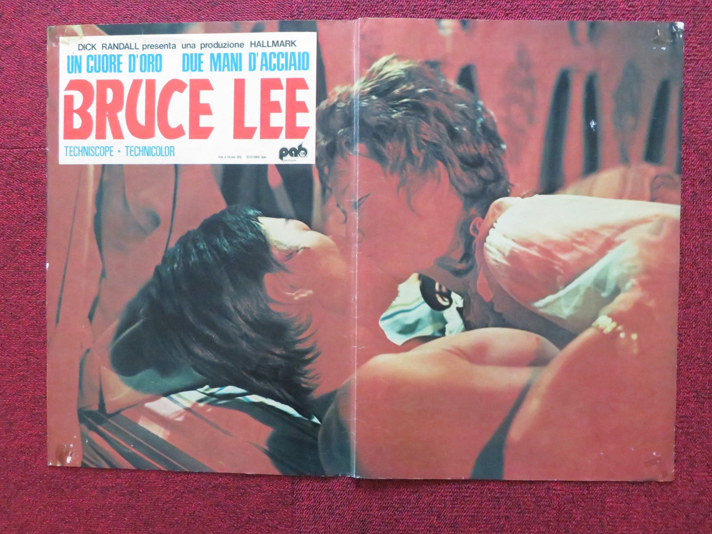 BRUCE LEE - SUPER DRAGON ITALIAN FOTOBUSTA POSTER BRUCE LI YIN - SHU NA 1975 Rendezvous Cinema Movie posters