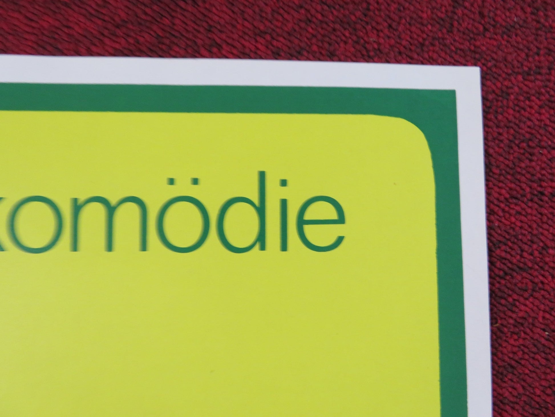 B.S. I LOVE YOU GERMAN A1 POSTER FOLDED PETER KASTNER JOANNA CAMERON 1971 Rendezvous Cinema Movie posters