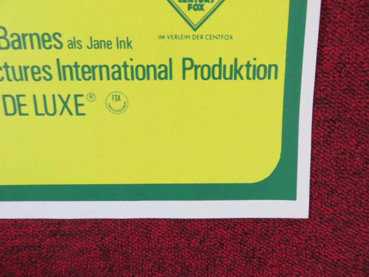 B.S. I LOVE YOU GERMAN A1 POSTER FOLDED PETER KASTNER JOANNA CAMERON 1971 Rendezvous Cinema Movie posters