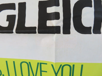 B.S. I LOVE YOU GERMAN A1 POSTER FOLDED PETER KASTNER JOANNA CAMERON 1971 Rendezvous Cinema Movie posters