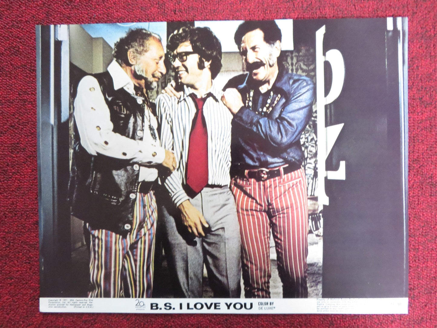 B.S. I LOVE YOU US LOBBY CARD FULL SET PETER KASTNER JOANNA CAMERON 1971 Rendezvous Cinema Movie posters