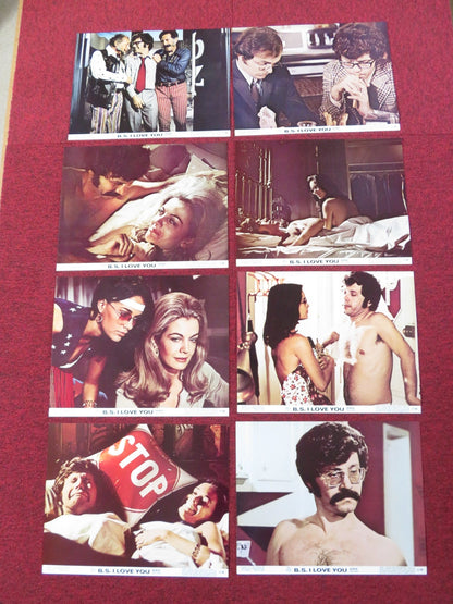 B.S. I LOVE YOU US LOBBY CARD FULL SET PETER KASTNER JOANNA CAMERON 1971 Rendezvous Cinema Movie posters