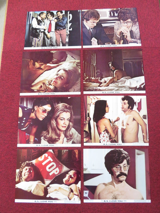 B.S. I LOVE YOU US LOBBY CARD FULL SET PETER KASTNER JOANNA CAMERON 1971 Rendezvous Cinema Movie posters