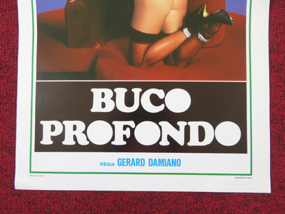 BUCO PROFONDO ITALIAN LOCANDINA POSTER MOANA POZZI PETER NORTH 1991 Rendezvous Cinema Movie posters