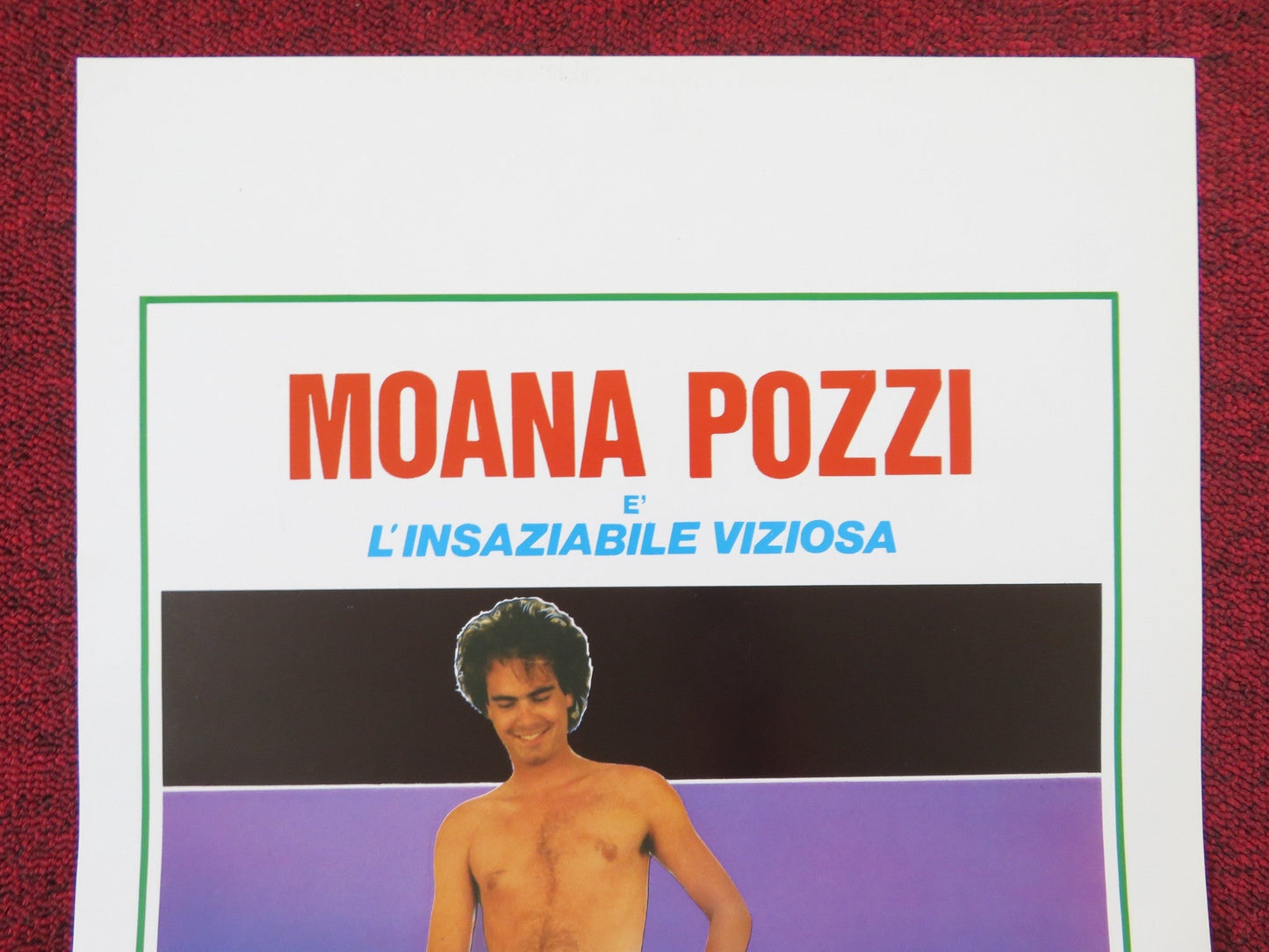 BUCO PROFONDO ITALIAN LOCANDINA POSTER MOANA POZZI PETER NORTH 1991 Rendezvous Cinema Movie posters