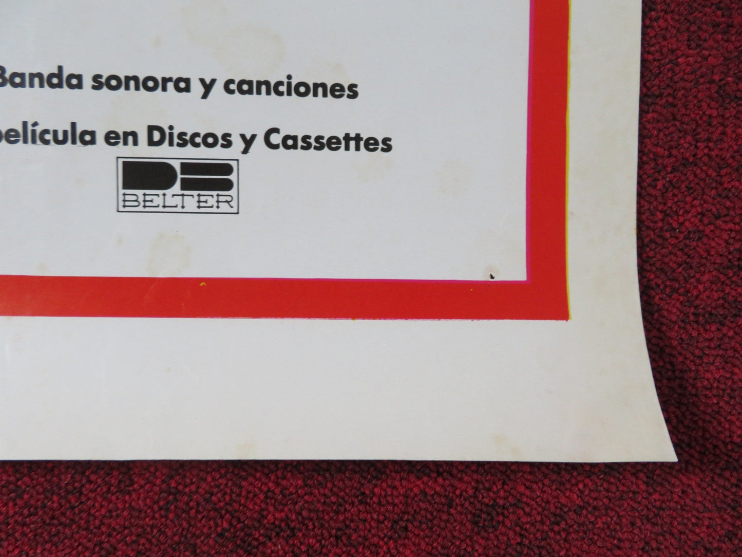 BUENAS NOCHES, SENOR MONSTRUO SPANISH POSTER FERNANDO BILBAO LUIS ESCOBAR 1982 Rendezvous Cinema Movie posters