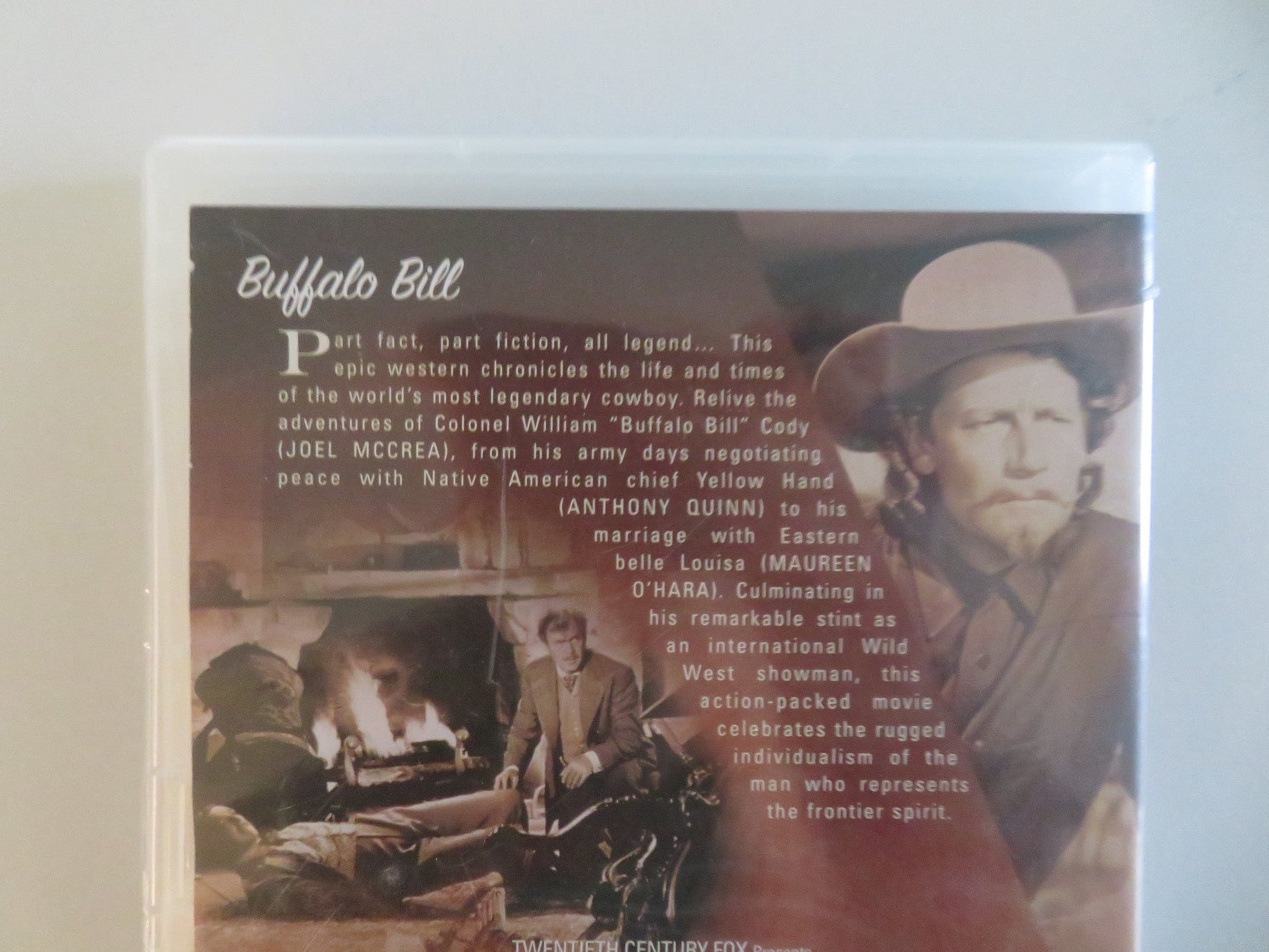 BUFFALO BILL (DVD) JOEL MCCREA MAUREEN O'HARA 1944 REGION 2 Movie posters