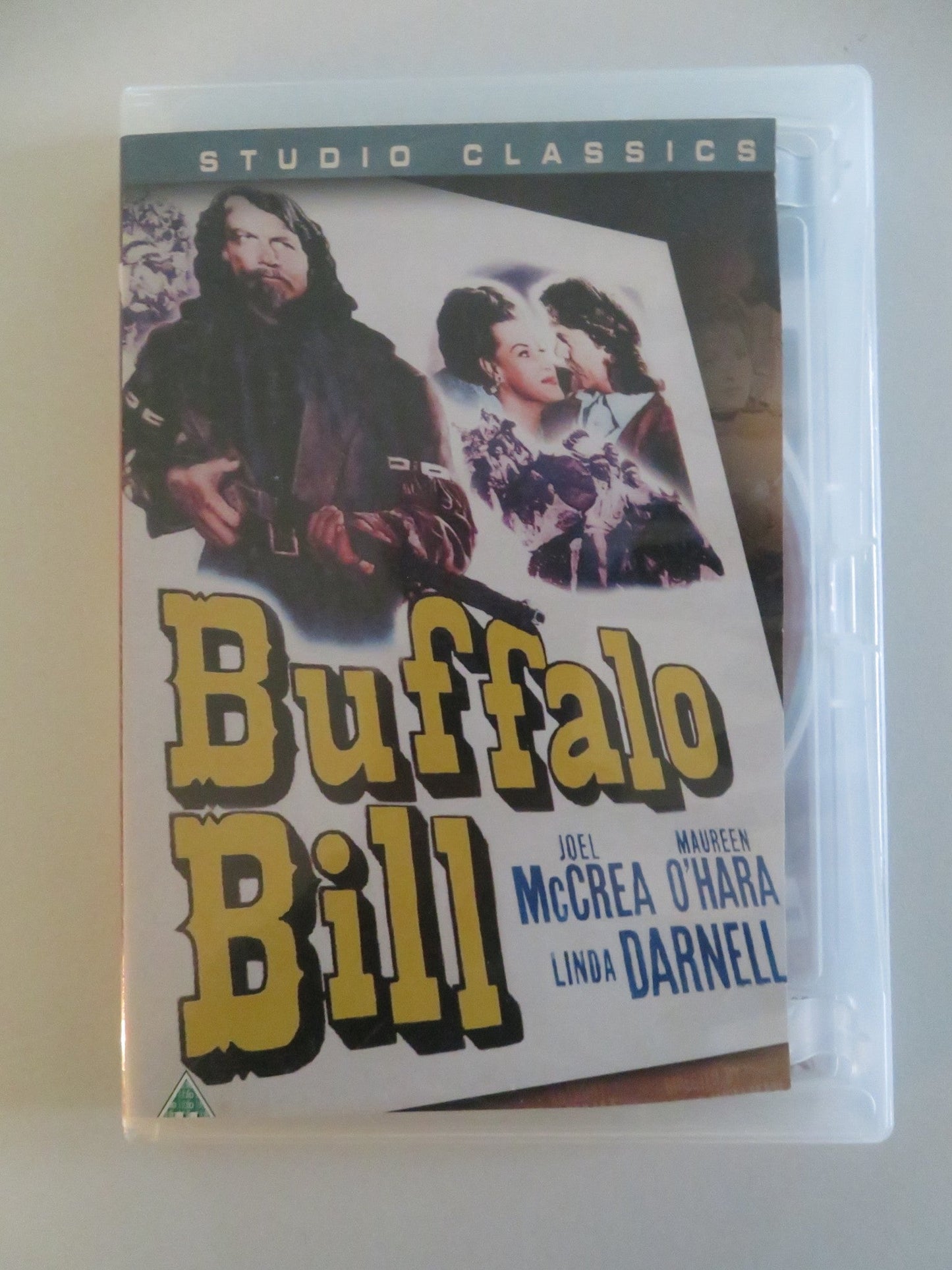 BUFFALO BILL (DVD) JOEL MCCREA MAUREEN O'HARA 1944 REGION 2 Movie posters