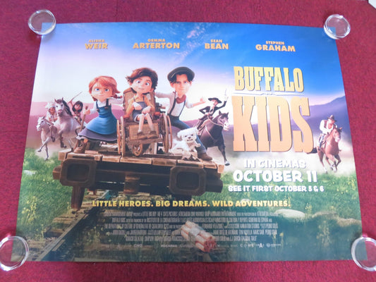 BUFFALO KIDS UK QUAD ROLLED POSTER GEMMA ARTERTON SEAN BEAN 2024 Rendezvous Cinema Movie posters