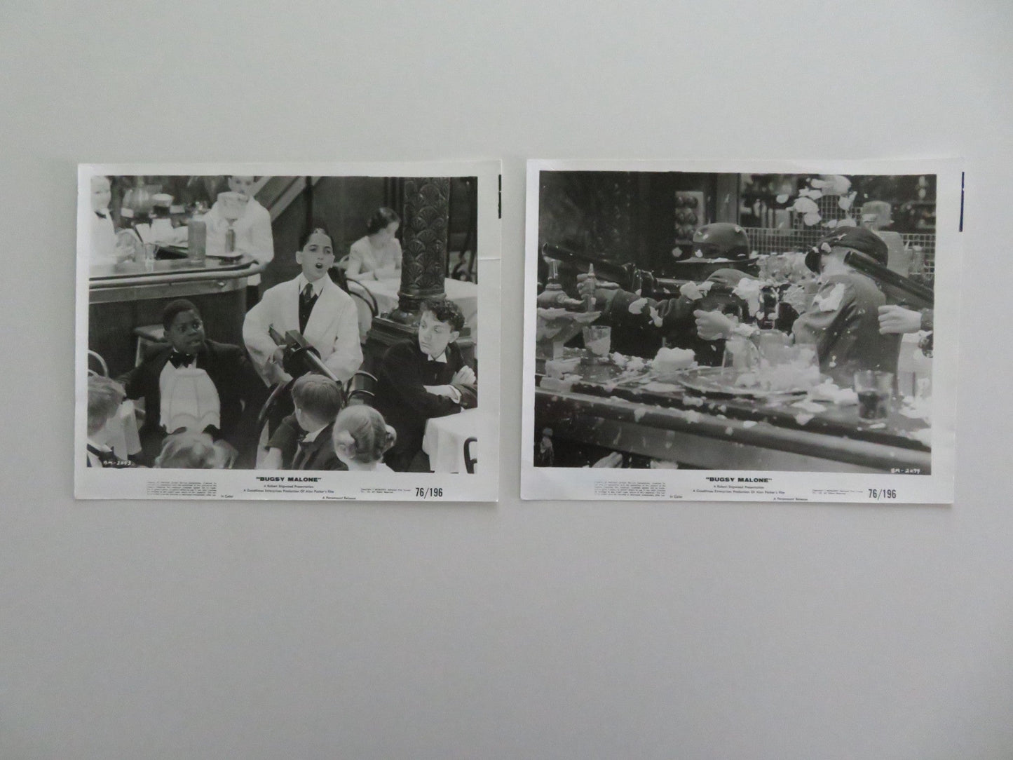 Bugsy Malone MOVIE STILL PHOTO LOT OF 2 SCOTT BAIO JODIE FOSTER 1976 Movie posters