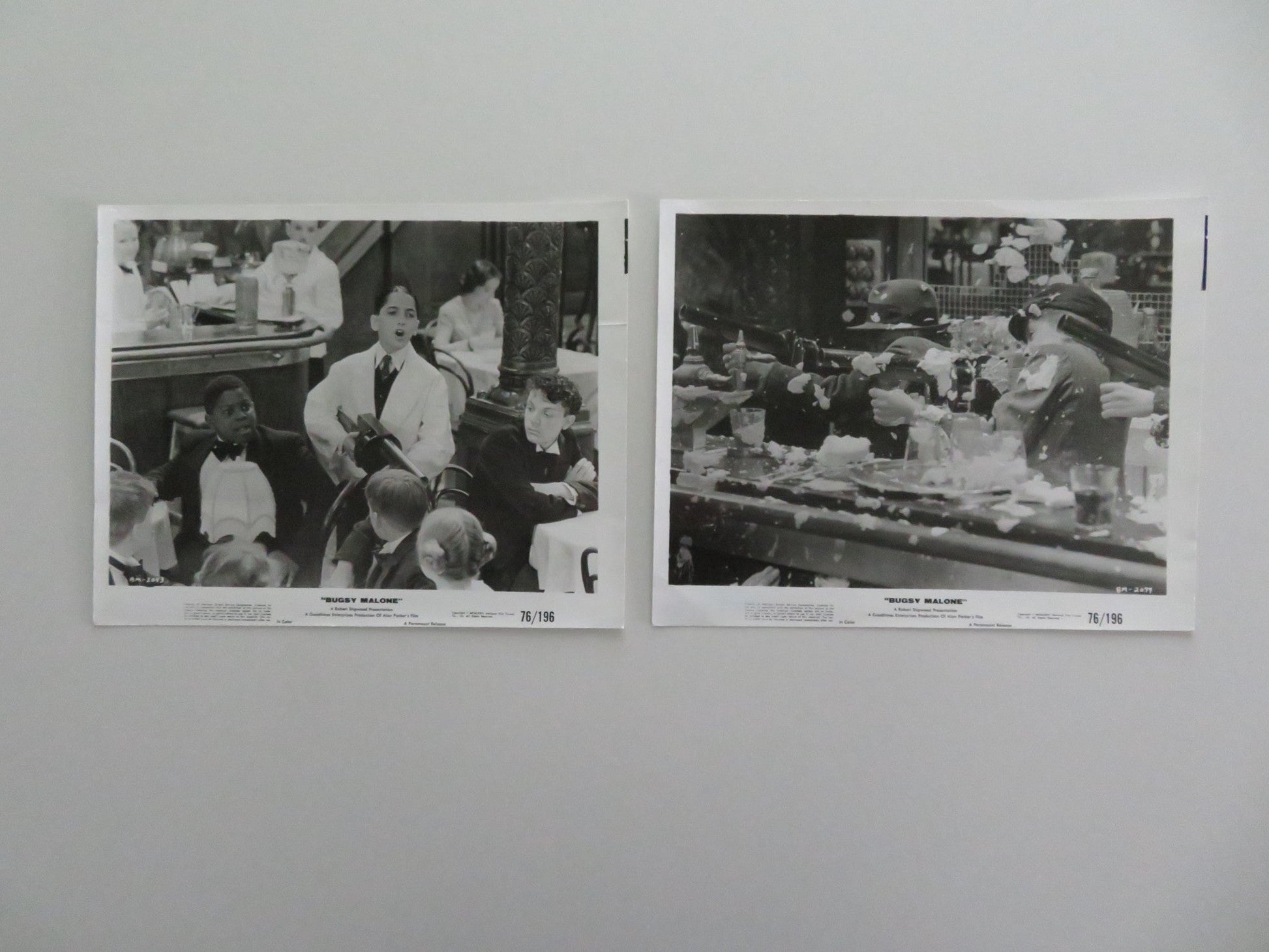 Bugsy Malone MOVIE STILL PHOTO LOT OF 2 SCOTT BAIO JODIE FOSTER 1976 Movie posters