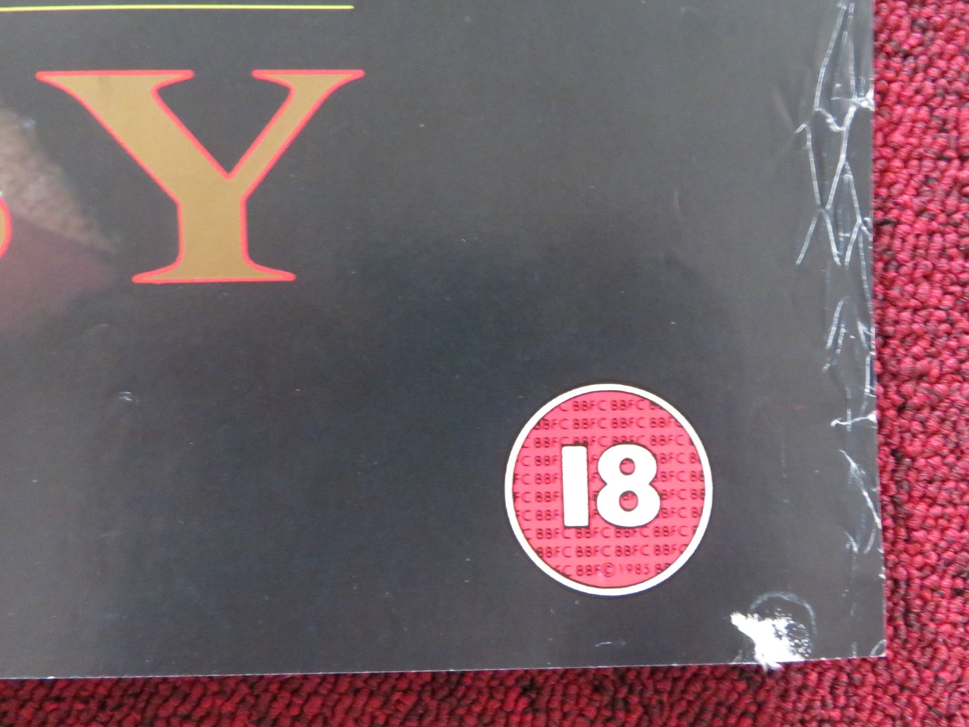 BUGSY VHS VIDEO POSTER WARREN BEATTY ANNETTE BENING 1991 Rendezvous Cinema Movie posters