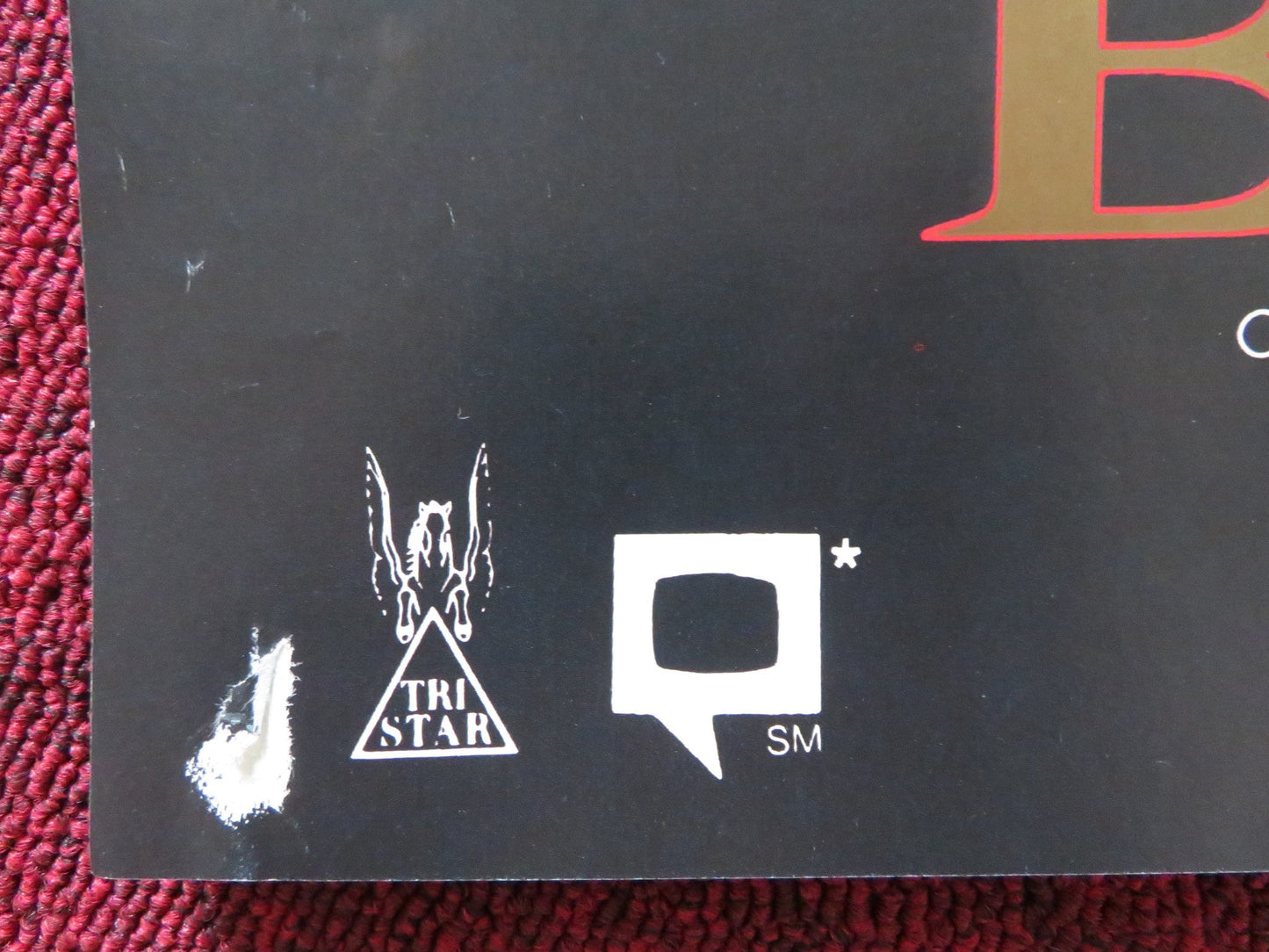 BUGSY VHS VIDEO POSTER WARREN BEATTY ANNETTE BENING 1991 Rendezvous Cinema Movie posters