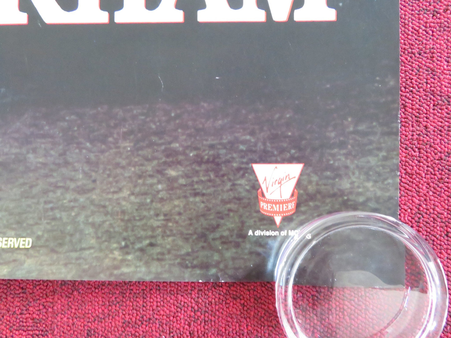 BULL DURHAM VHS VIDEO POSTER ROLLED KEVIN COSTNER SUSAN SARANDON 1998 Rendezvous Cinema Movie posters