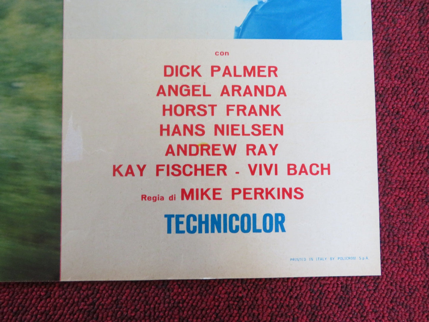 BULLETS DON'T ARGUE - G ITALIAN FOTOBUSTA POSTER ROD CAMERON DICK PALMER 1964 Rendezvous Cinema Movie posters