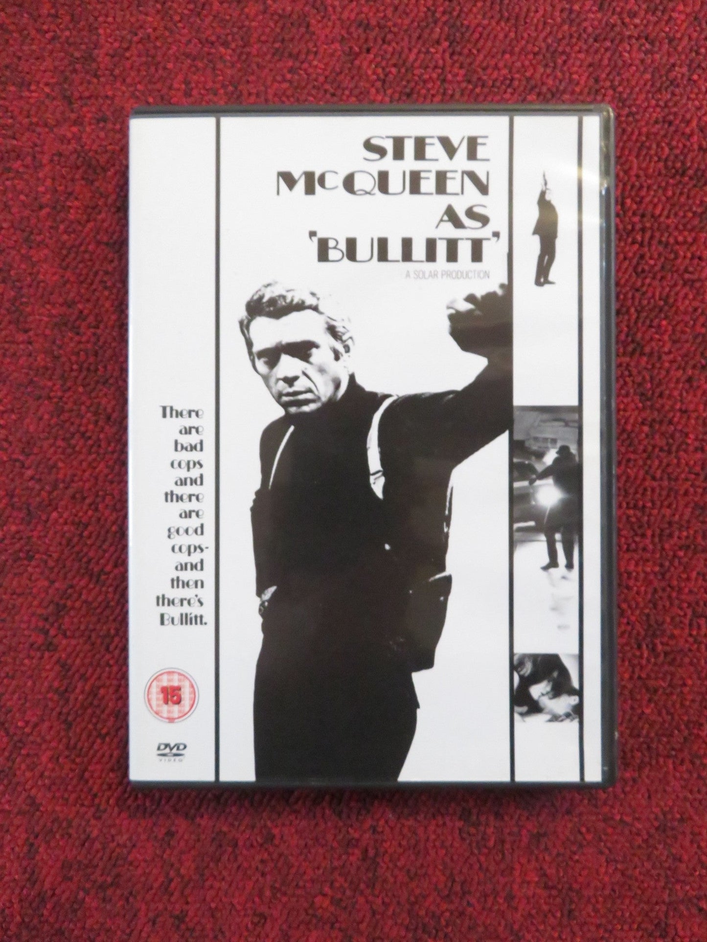 BULLITT (DVD) STEVE MCQUEEN ROBERT VAUGHN 1968 REGION 2 Rendezvous Cinema Movie posters