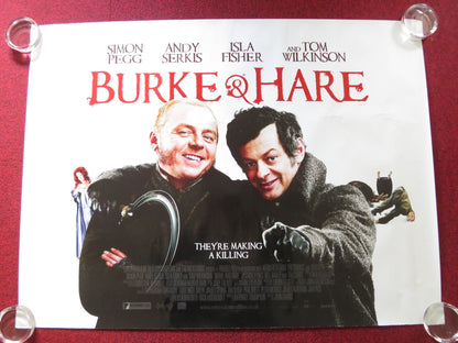 BURKE AND HARE UK QUAD ROLLED POSTER SIMON PEGG ANDY SERKIS 2010 Rendezvous Cinema Movie posters
