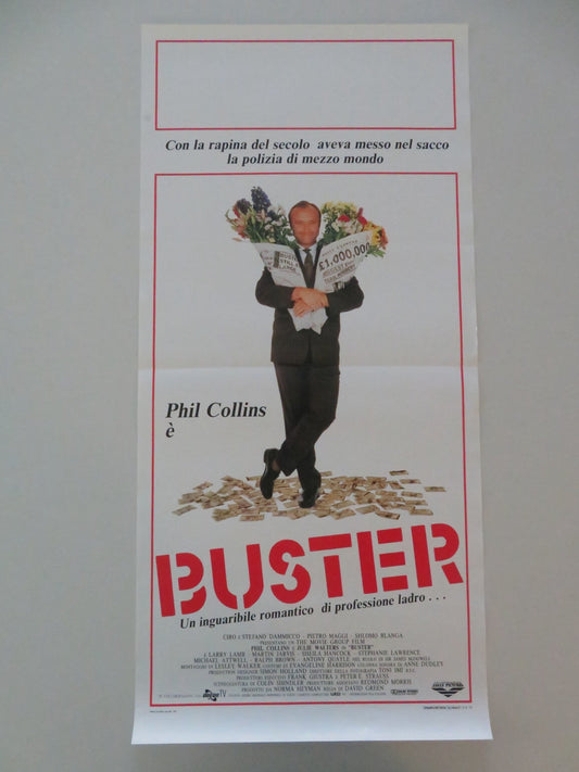 BUSTER ITALIAN LOCANDINA POSTER PHIL COLLINS JULIE WALTERS 1988 Movie posters