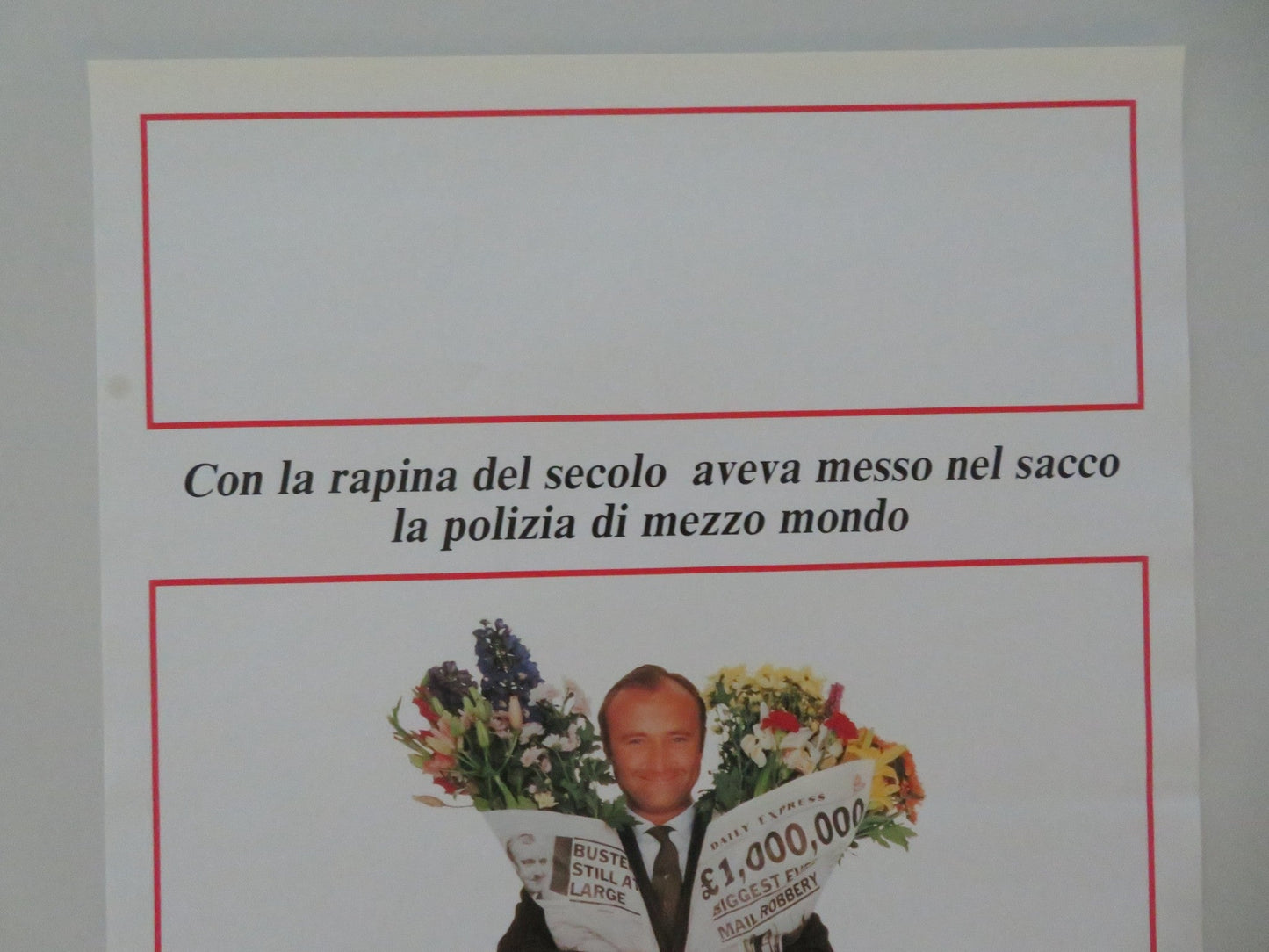 BUSTER ITALIAN LOCANDINA POSTER PHIL COLLINS JULIE WALTERS 1988 Movie posters