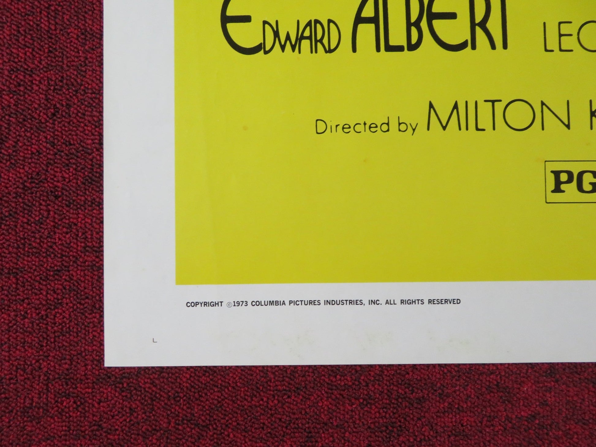 BUTTERFLIES ARE FREE FOLDED US ONE SHEET POSTER GOLDIE HAWN EDWARD ALBERT 1972 Rendezvous Cinema Movie posters