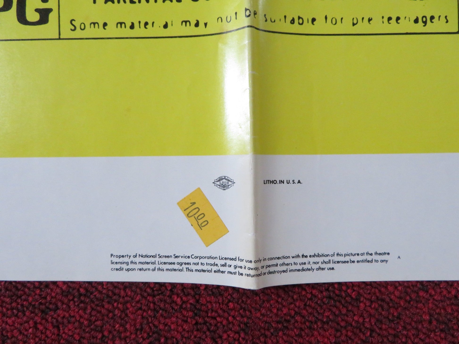 BUTTERFLIES ARE FREE FOLDED US ONE SHEET POSTER GOLDIE HAWN EDWARD ALBERT 1972 Rendezvous Cinema Movie posters