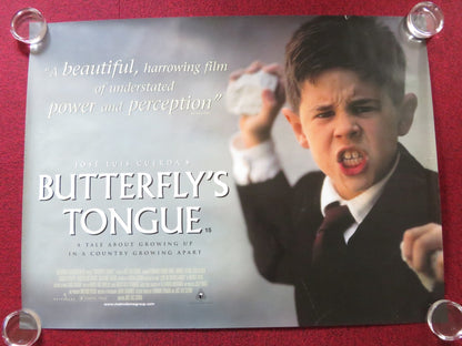 BUTTERFLY'S TONGUE UK QUAD ROLLED POSTER FERNANDO FERNAN GOMEZ M. LOZANO 1999 Rendezvous Cinema Movie posters