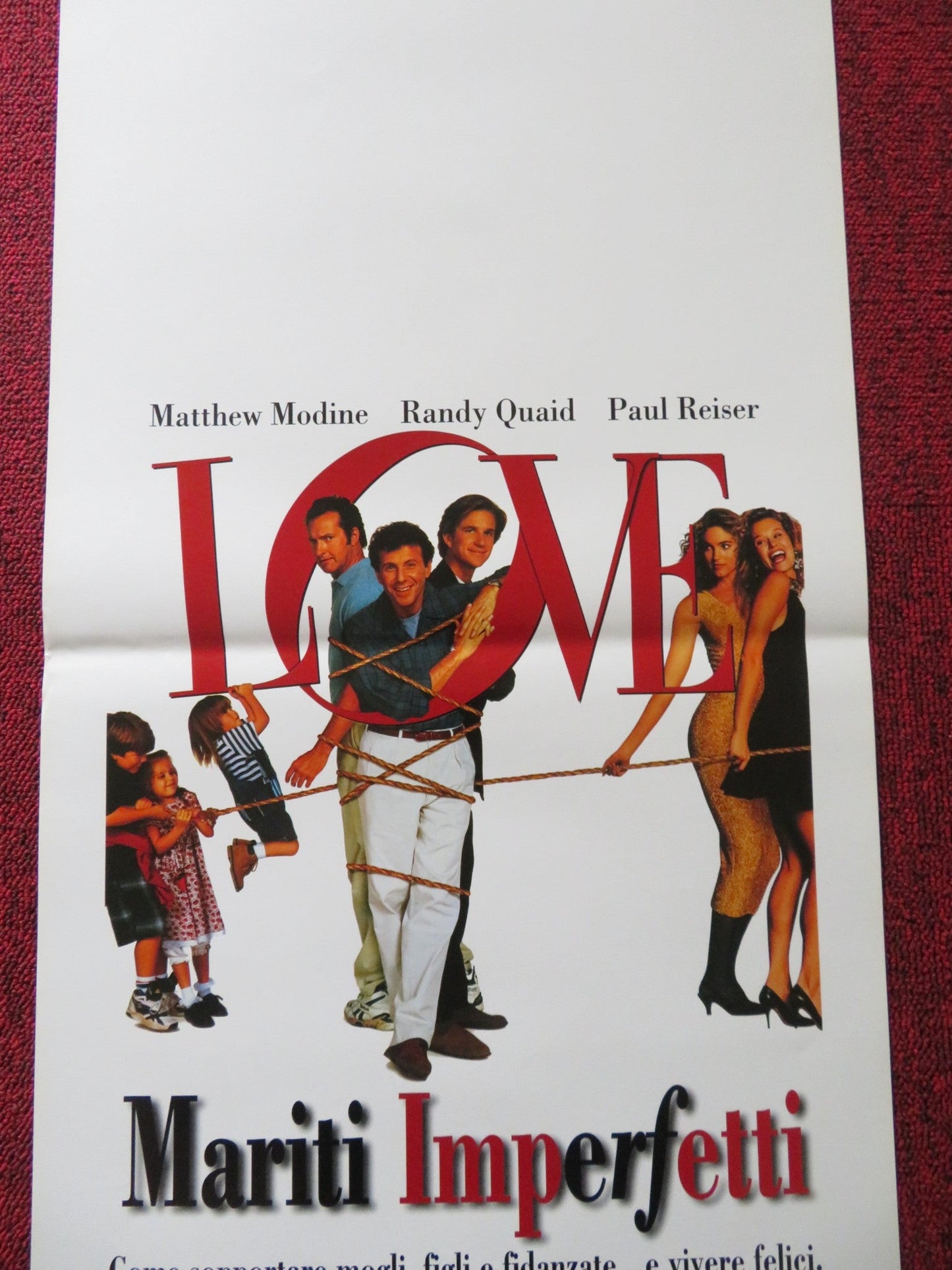 BYE BYE LOVE ITALIAN LOCANDINA POSTER MATTHEW MODINE RANDY QUAID 1995 Rendezvous Cinema Movie posters