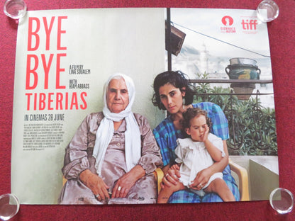 BYE BYE TIBERIAS UK QUAD ROLLED POSTER HIAM ABBASS UM ALI 2023 Rendezvous Cinema Movie posters