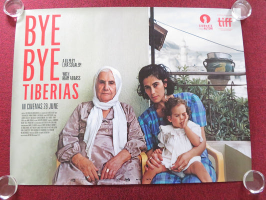 BYE BYE TIBERIAS UK QUAD ROLLED POSTER HIAM ABBASS UM ALI 2023 Rendezvous Cinema Movie posters