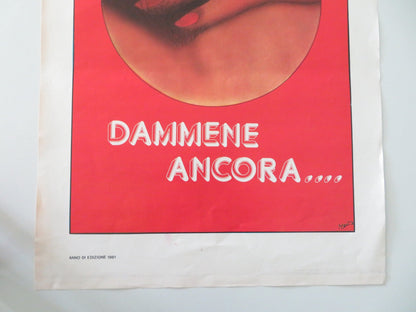 CA GLISSE PAR LES DEUX TROUS - b ITALIAN LOCANDINA POSTER JACK GATTEAU 1981 Movie posters