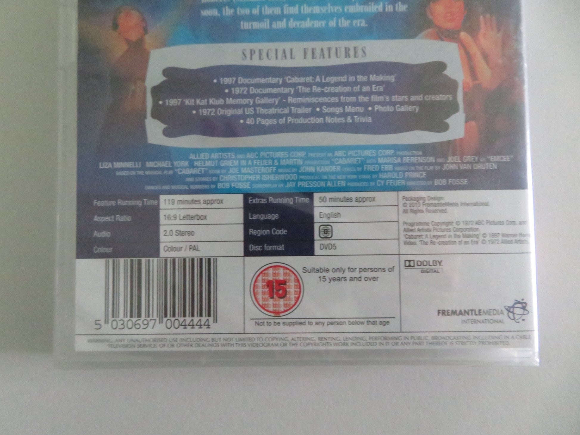 CABARET - SPECIAL EDITION (DVD) LIZA MINNELLI MICHAEL YORK 1972 REGION 0 Movie posters